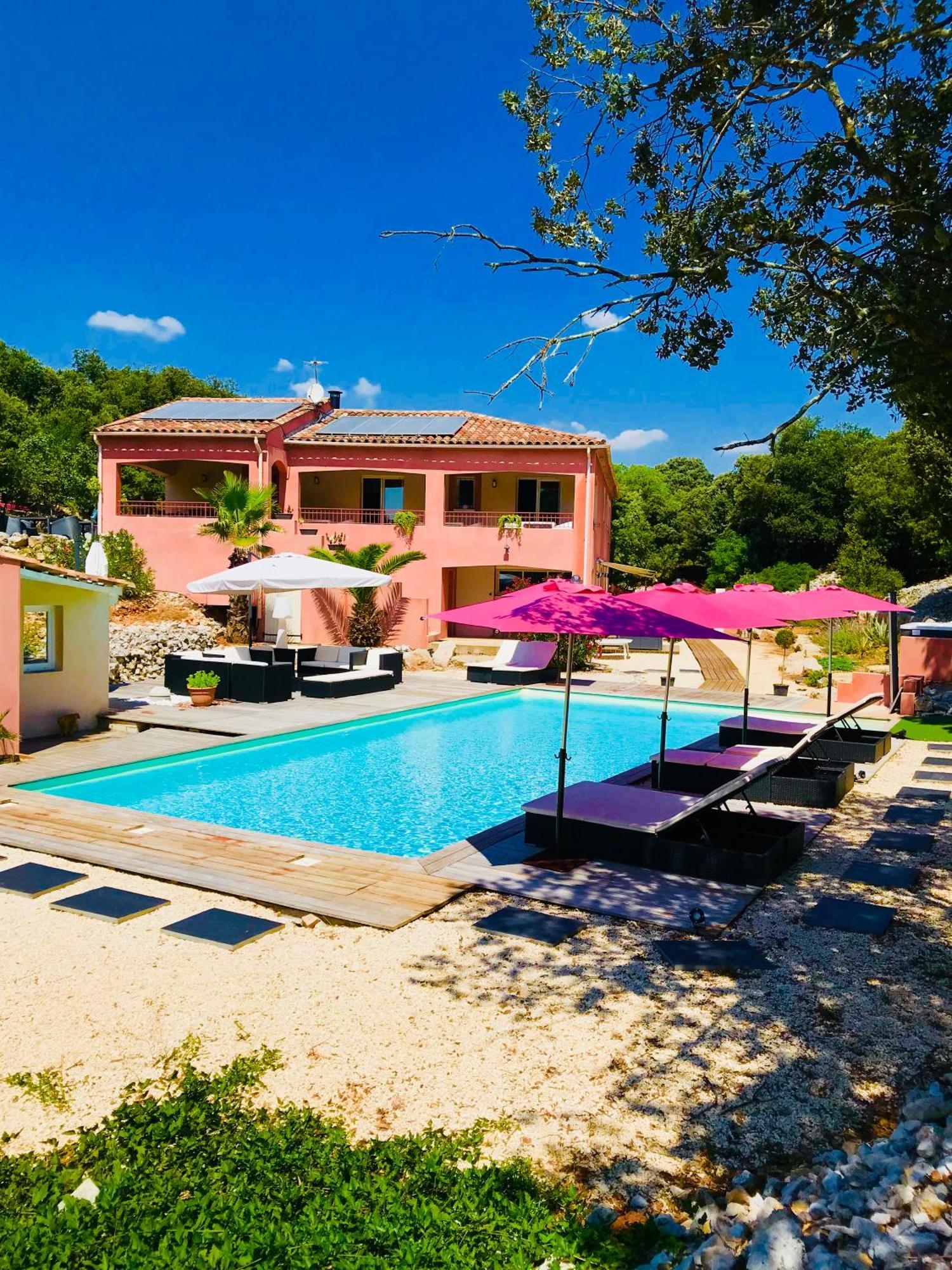 Au Gre Du Sud Bed & Breakfast Puéchabon Dış mekan fotoğraf