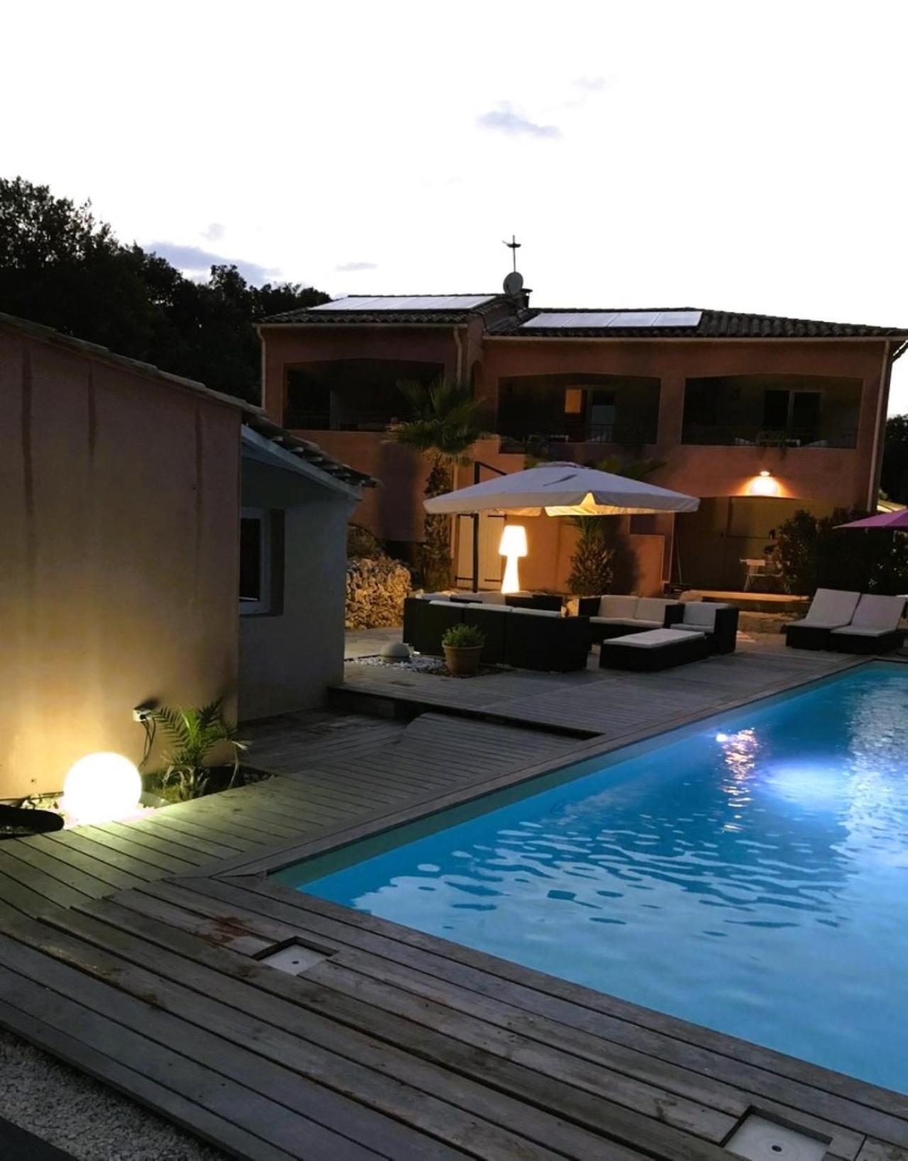 Au Gre Du Sud Bed & Breakfast Puéchabon Dış mekan fotoğraf